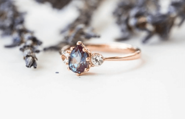 Alexandrite Sapphire Ring 