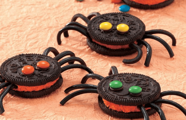Spooky Spider Cookies 