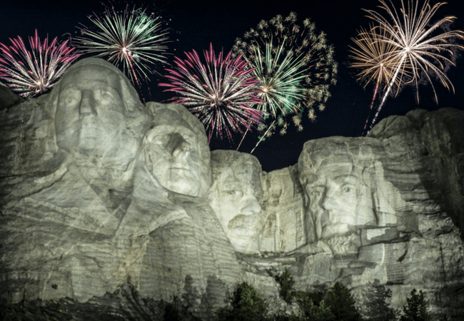 Mount Rushmore Fireworks